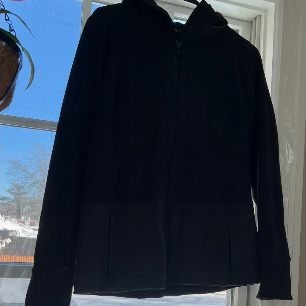 Athleta Black Full-Zip Hoodie - Picture 4 of 6